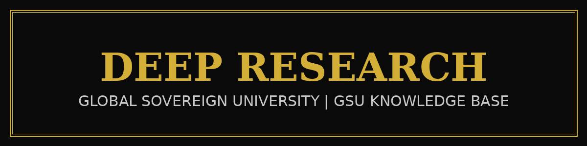 Deep Research — Global Sovereign University